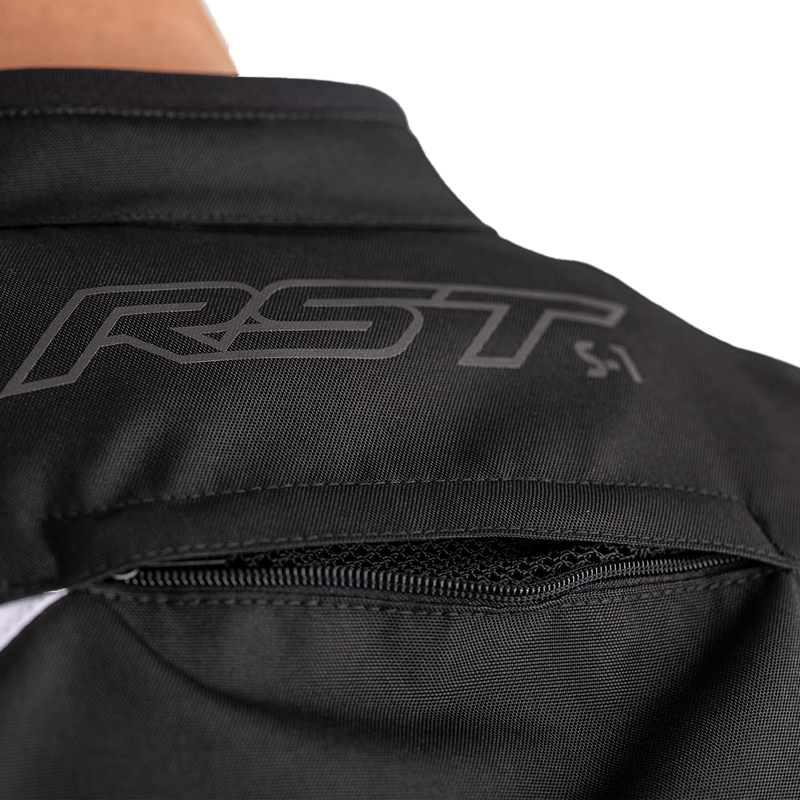 Load image into Gallery viewer, S1 CE JACKET BLACK/BLACK/WHITE TEXTILE 4XL 102559WHI-52 image 3
