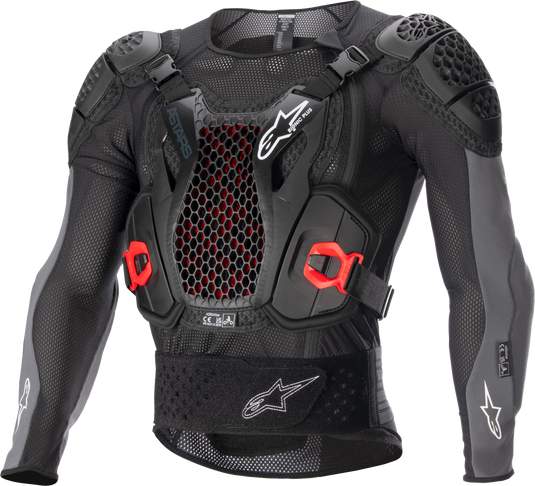 BIONIC PLUS V2 PROTECTION JACKET BLACK/ANTHRACITE/RED LG 6506723-1036-L image 1