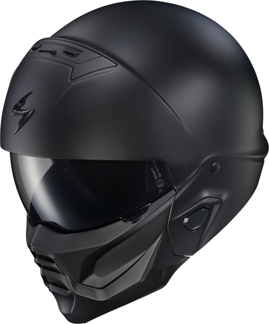 COVERT 2 OPEN-FACE HELMET MATTE BLACK XL CV2-0106 image 5