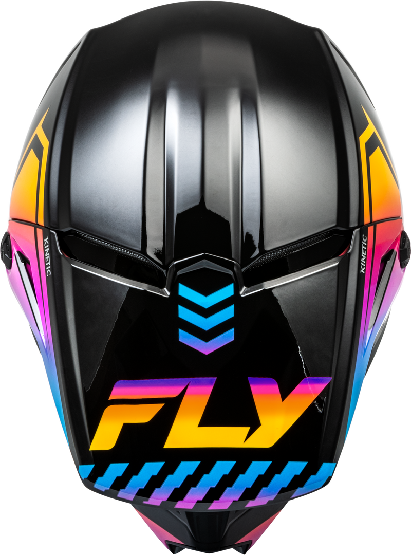 Load image into Gallery viewer, KINETIC MENACE HELMET BLACK/SUNRISE XL F73-8655X image 3
