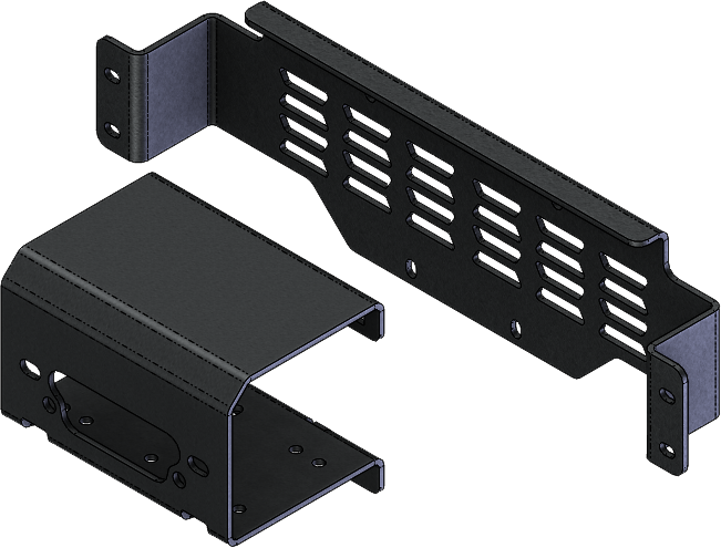 UTV WINCH MOUNT 102015 image 1