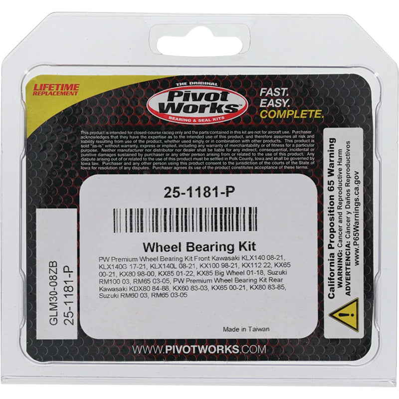 Load image into Gallery viewer, WHEEL BEARING KIT PREMIUM 25-1181-P image 4
