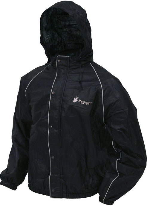 ROAD TOAD RAIN JACKET BLACK MD FT63133-01MD image 1