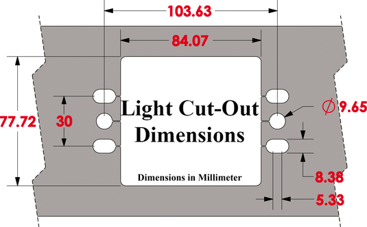 BUMPER LIGHT COVER KIT 101445 image 5