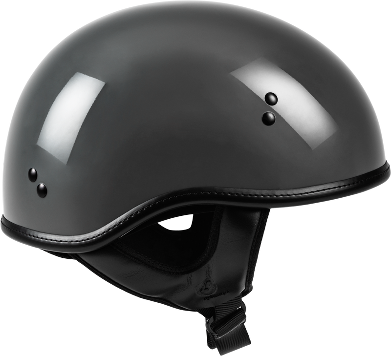 Load image into Gallery viewer, .357 SOLID HALF HELMET GREY XL F77-1103X image 2
