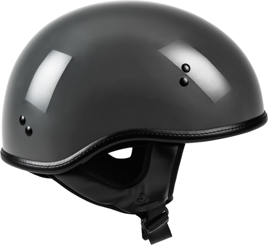 .357 SOLID HALF HELMET GREY XL F77-1103X image 2