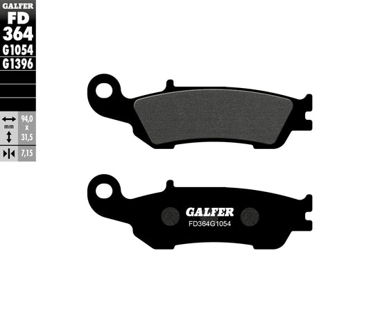 BRAKE PADS SEMI METALLIC FD364G1054 FD364G1054 image 1