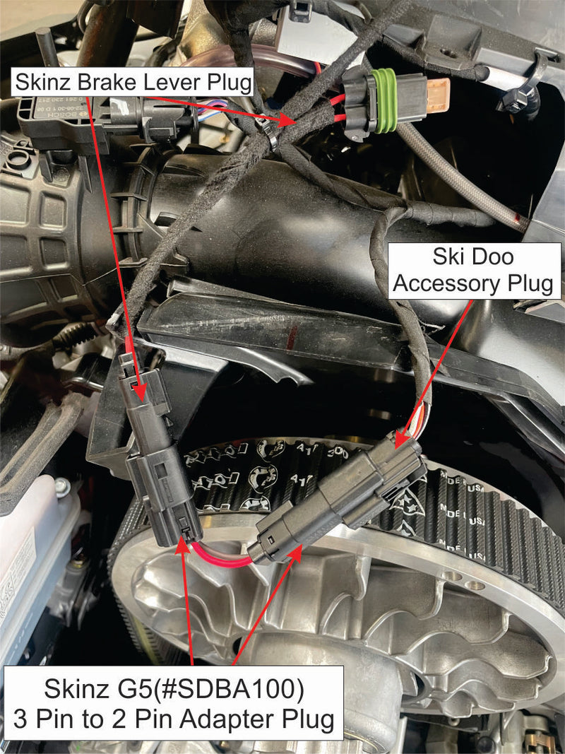 Load image into Gallery viewer, 3 PIN ADAPTOR FOR HEATED BRAKE S/D D-SDBA100 image 2
