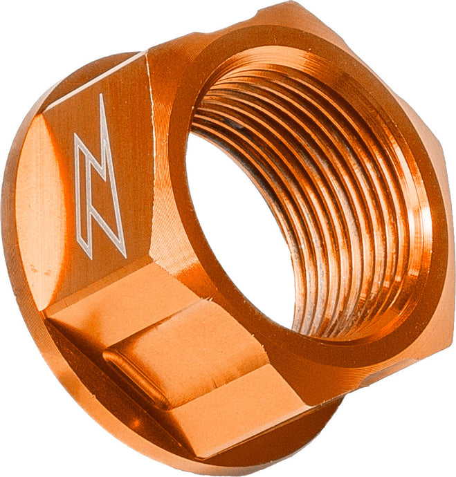 AXLE NUT M20X30-P1.5 H13L ORANGE ZE93-8043 image 1