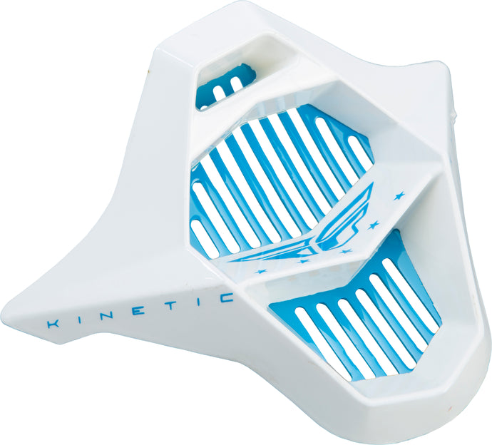 KINETIC FULLSPEED HELMET MOUTHPIECE BLUE/HI-VIS 73-4786 image 1