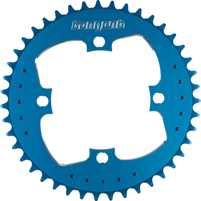 4-BOLT CHAINRING BLUE 42T 27-1442B image 1