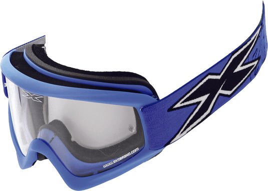 GO-X FLAT OUT GOGGLE MATTE BLUE W/CLEAR LENS 067-10300 image 1