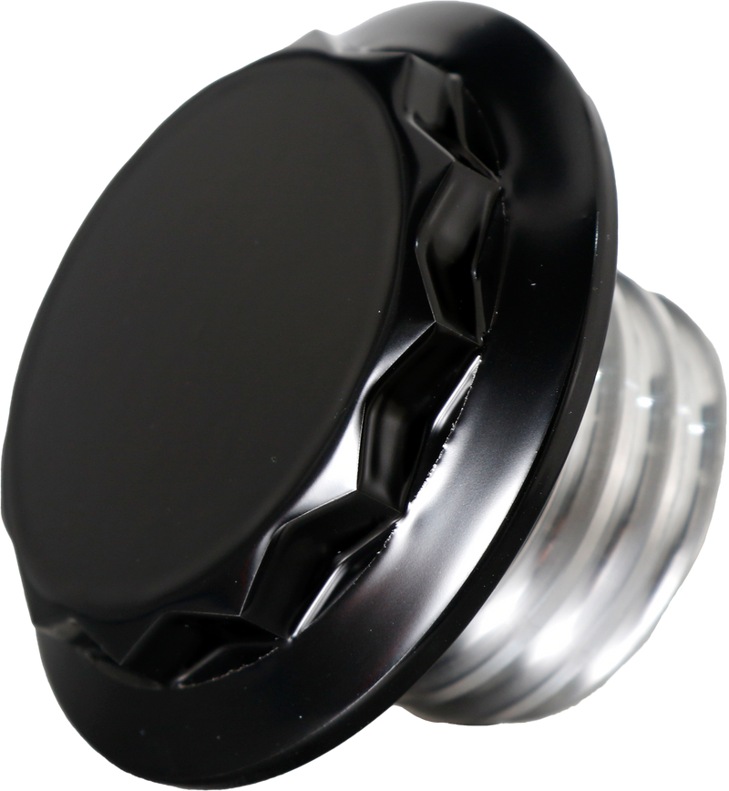 Load image into Gallery viewer, H/D BILLET 12 POINT VENTED BLACK FUEL CAP HDB-1001B image 2
