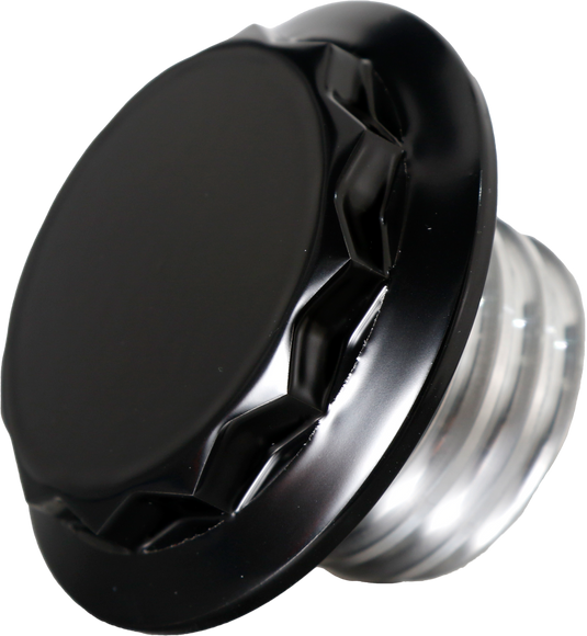 H/D BILLET 12 POINT NON-VENTED BLACK FUEL CAP HDB-1002B image 2