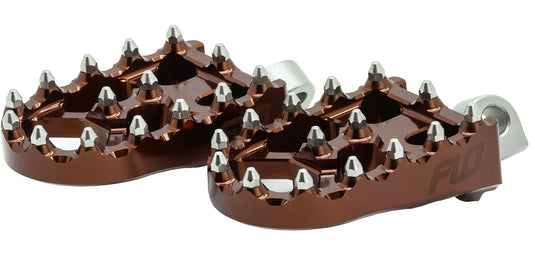 MOTO STYLE FOOTPEG SET BRONZE 2