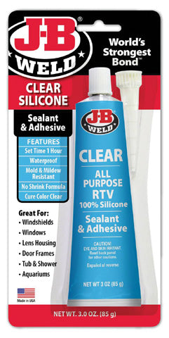  CLEAR RTV ACETOXY - 3OZ