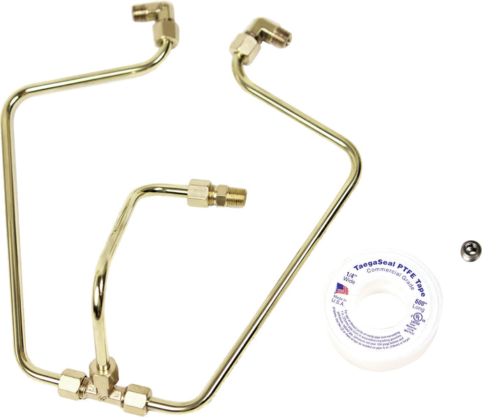 BRASS ROCKER BOX SPLIT OIL LINE STFB66 image 1