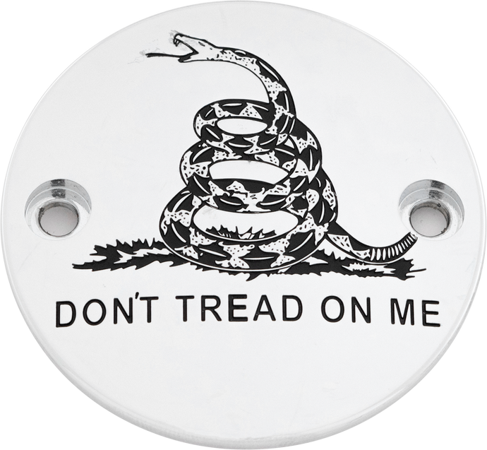 M8 TIMER COVER DON'T TREAD CHROME PATR08-63 image 1