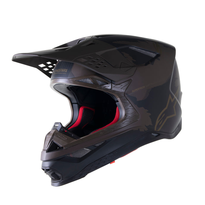S-M10 LE SQUAD 23 HELMET DARK BROWN/KANGAROO GOLD XL 8302823-839-XL image 1