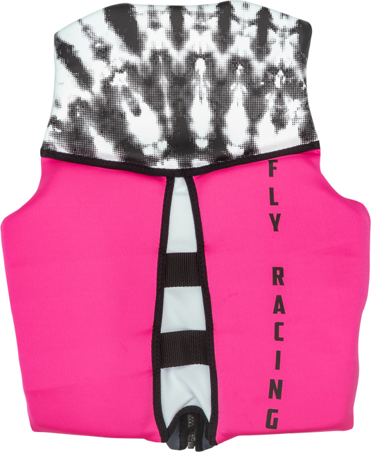 WMN'S NEOPRENE FLOTATION VEST NEON PINK/WHITE/BLACK LG 221-30422L image 2