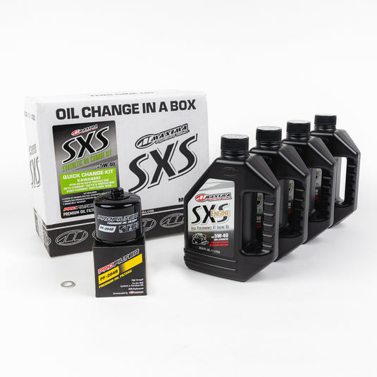 SXS QUICK CHANGE KIT 5W-40 WITH OIL FILTER KAW KRX 90-469013-KRX image 1