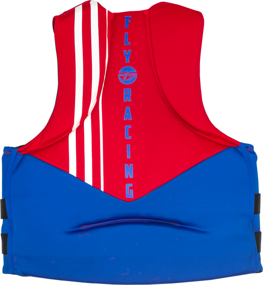 NEOPRENE FLOTATION VEST RED/WHITE/BLUE SM 221-30402S image 2