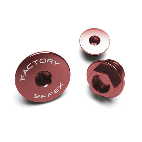 FX ENGINE PLUG KIT (ENGINE PLUGS AND OIL FILLERS)- RED