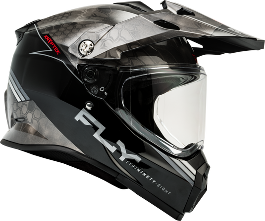 TREKKER KRYPTEK CONCEAL HELMET BLACK/GREY/WHITE 2X 73-70272X image 4