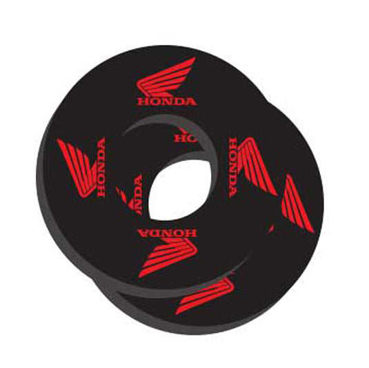 FACTORY EFFEX HONDA GRIP DONUTS - HONDA (BLACK/RED)