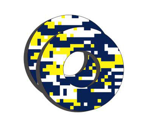 FACTORY EFFEX GRIP DONUTS MOTOGRIP DONUTS -HUSQ (BLUE/YELLOW)