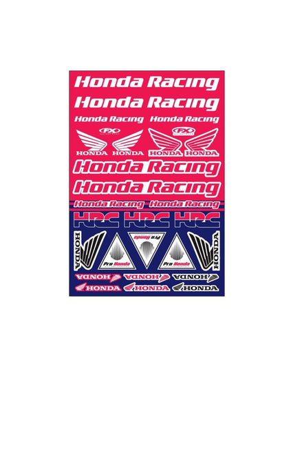 FACTORY EFFEX HONDA RACING OEMSTICKER SHEETS