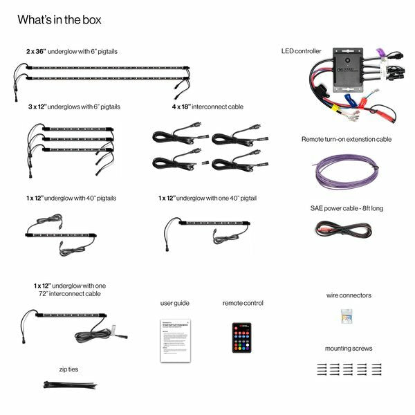 6 SEATER LED KIT W/ CONTROLLER SEI-LEDZ4UGLW1236 image 1