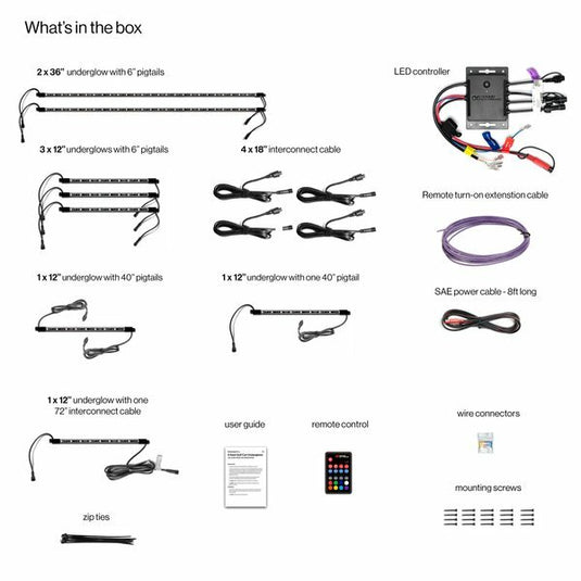 6 SEATER LED KIT W/ CONTROLLER SEI-LEDZ4UGLW1236 image 1