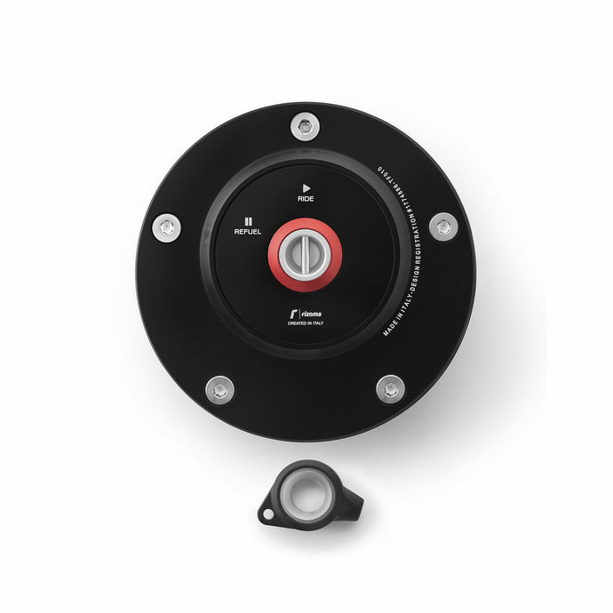 GAS CAP LOCKING BLACK TRI TF030B image 1