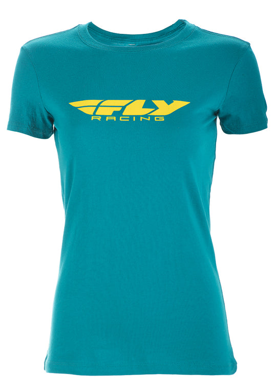 FLY WOMEN'S CORPORATE TEE TEAL 2X 356-03792X image 1