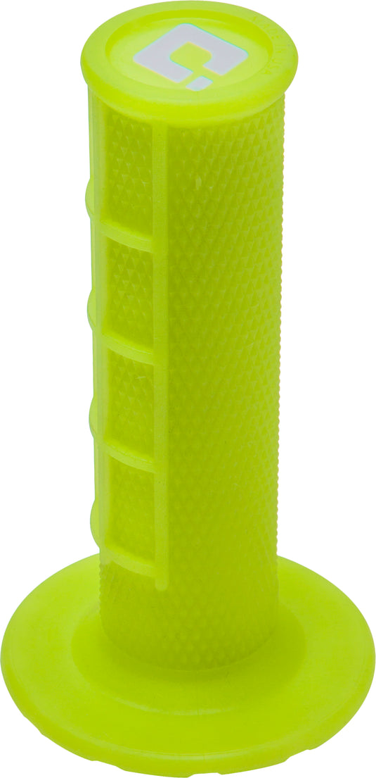 HALF WAFFLE LOCK-ON GRIP NEON YELLOW H36HWY image 1