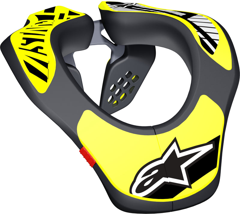 Load image into Gallery viewer, YOUTH NECK SUPPORT BLACK/YELLOW 6540118-155-OS image 1
