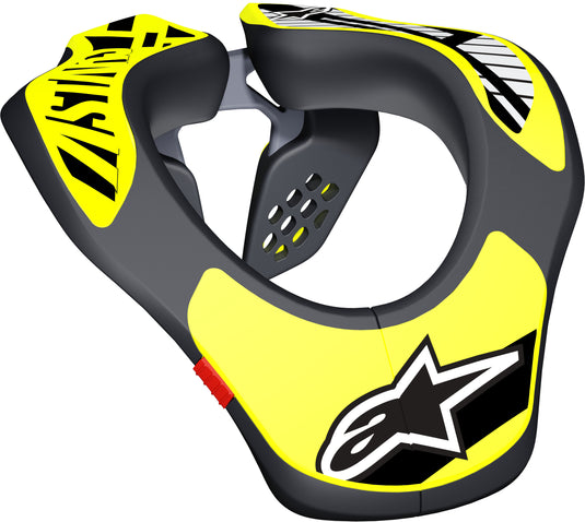 YOUTH NECK SUPPORT BLACK/YELLOW 6540118-155-OS image 1