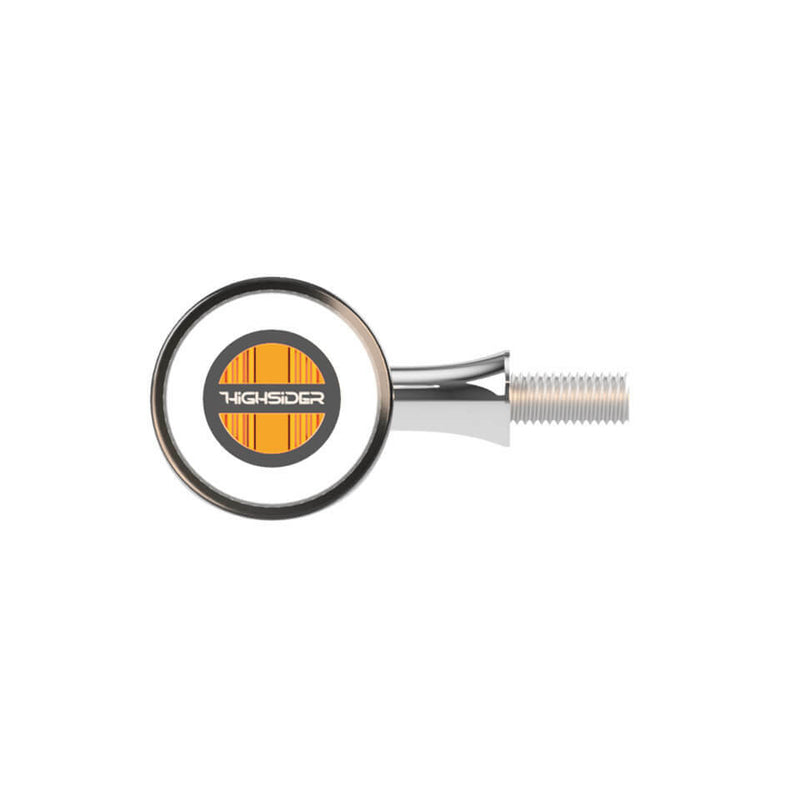 Load image into Gallery viewer, ROCKET BULLET TS/POS LIGHT LED ALLOY TINTED CHROME PAIR 204-349 image 1
