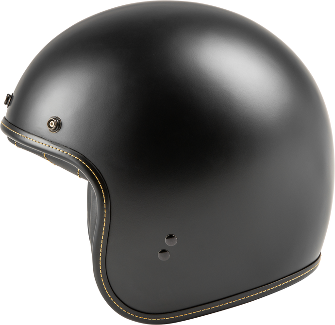 .38 RETRO HELMET MATTE BLACK XS F77-1201XS image 1