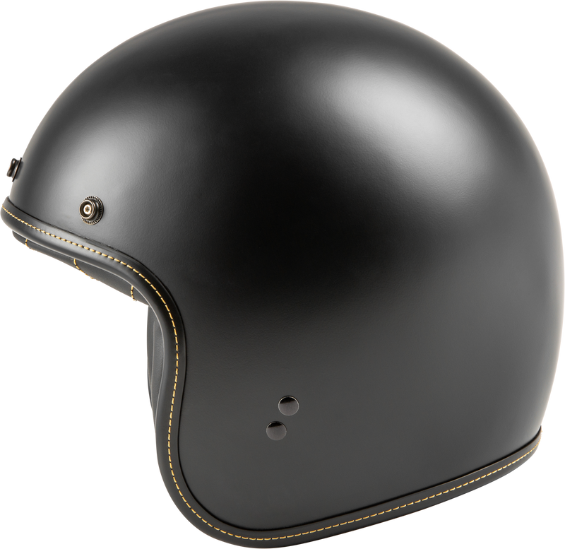 Load image into Gallery viewer, .38 RETRO HELMET MATTE BLACK XS F77-1201XS image 1
