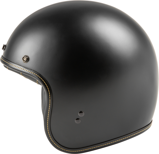 .38 RETRO HELMET MATTE BLACK XS F77-1201XS image 1