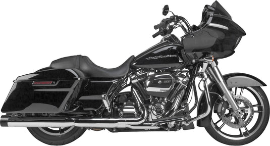 COMP S SLIP-ON TOURING M8 CHROME W/BLACK END CAP 005-4560499D image 2