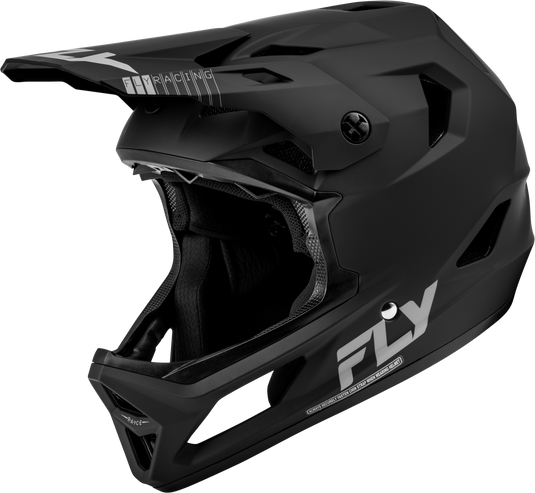 YOUTH RAYCE HELMET MATTE BLACK YL 73-3613YL image 1