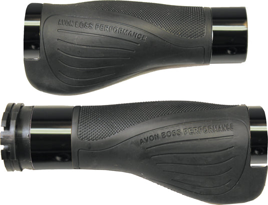 BOSS PERFORMANCE GRIPS RUBBER W/F-B-W THROTTLE (BLACK) ABP-86-FLY image 1