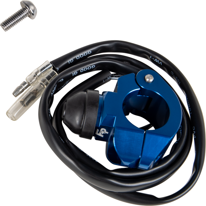 KILL SWITCH SINGLE BOLT CLAMP BLUE KS-02 BLUE image 1