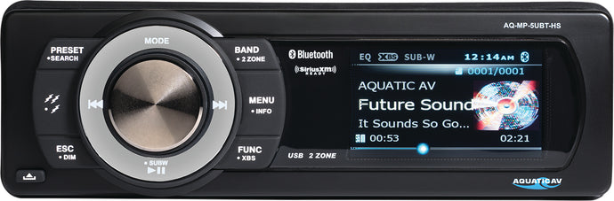 BLUETOOTH USB/MP3 MEDIA PLAYER SIRIUS/XM READY AQ-MP-5UBT-HS image 1
