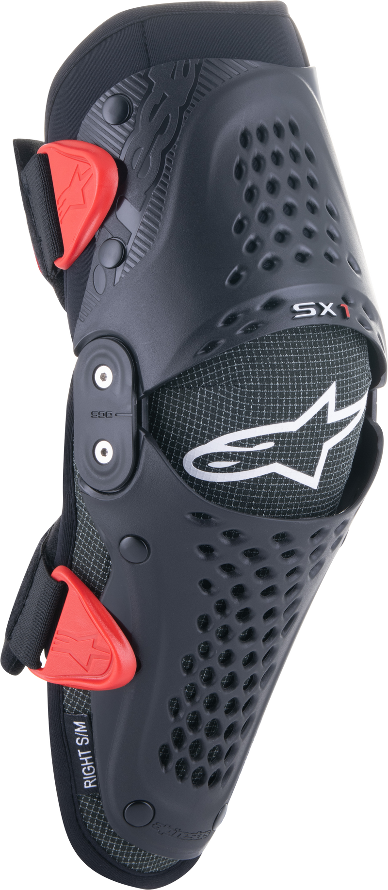 Load image into Gallery viewer, SX-1 YOUTH KNEE PROTECTOR BLACK/RED SM/MD 6546319-13-S/M image 1
