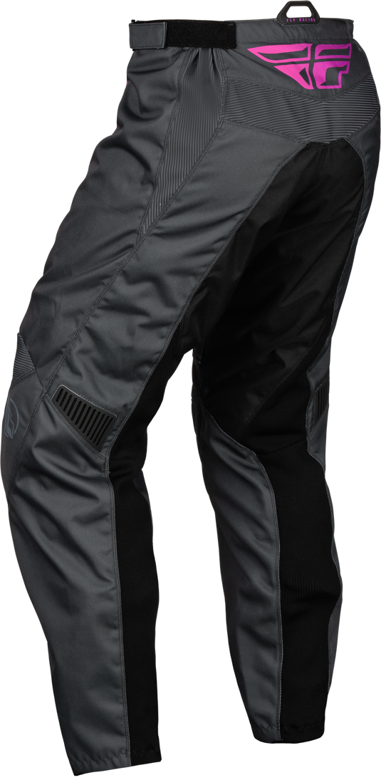 YOUTH F-16 PANTS GREY/CHARCOAL/PINK SZ 26 377-23026 image 2