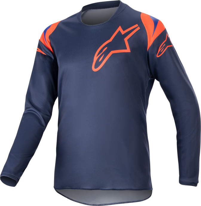 YOUTH RACER NARIN JERSEY NIGHT NAVY/HOT ORANGE YX 3771823-7141-XL image 1